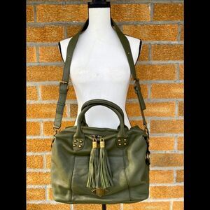 rachel lux zoe leather handbag